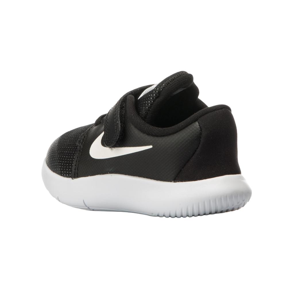Nike Flex Contact 2 Comfortable Lightweight Slip-Resistant Shock-Absorbing Durable Breathable Low-Top Walking Shoes Baby Shoes Black White AH3445-002