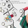 Wire Stripping Pliers with Electricity Measurement Electrician Plier 11-in-1 Multifunctional Wire Stripping Plier