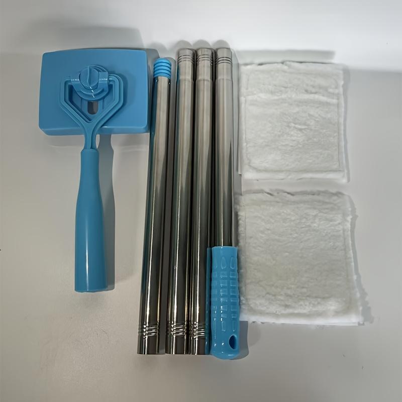 

1 шт. Многофункциональный пылесборник для поверхностей, инструмент для чистки плинтусов, для сухого и влажного использования с чистящей тканью/салфетками, эргономичная ручка для оконных пазов, плинтусов 1pc