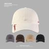 Cotton Baseball Cap With Letter Embroidery For Casual Summer And Winter Wear