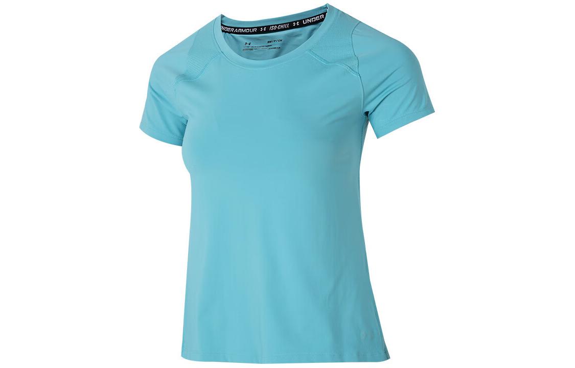 Under Armour T Shirt Women s Lake Blue 1361926-476 S
