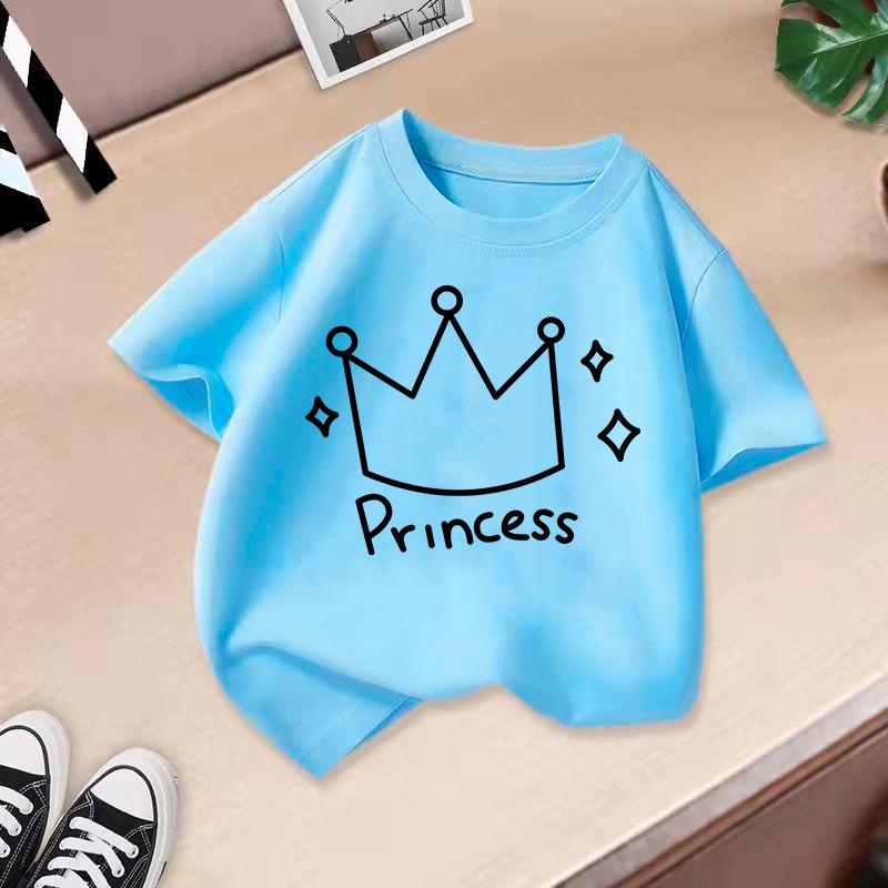 Girl T-shirt 2-13Y Children Princess Printed Tee Girl T Shirt Kids 100% Cotton Clothes Tshirt Tops Tee