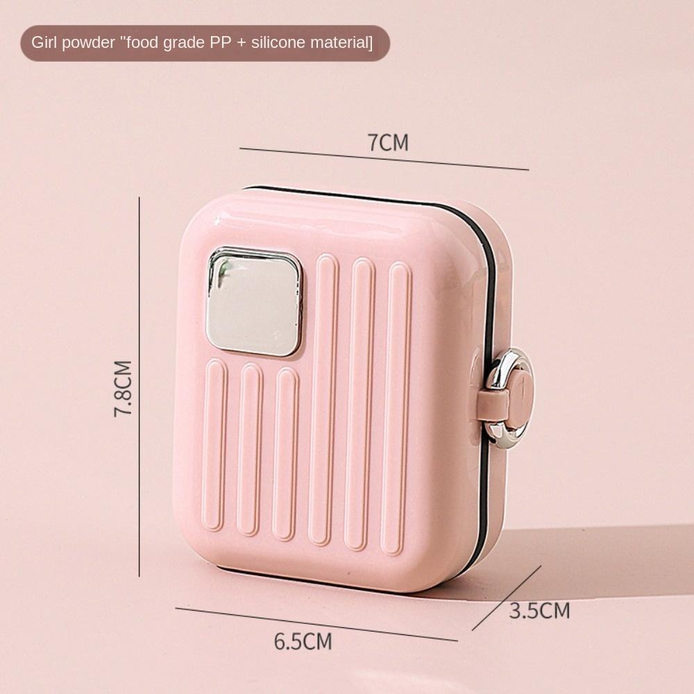 Silicone Seal Weekly Pill Box 7 Compartments Vitamin Container  Home/Outdoor