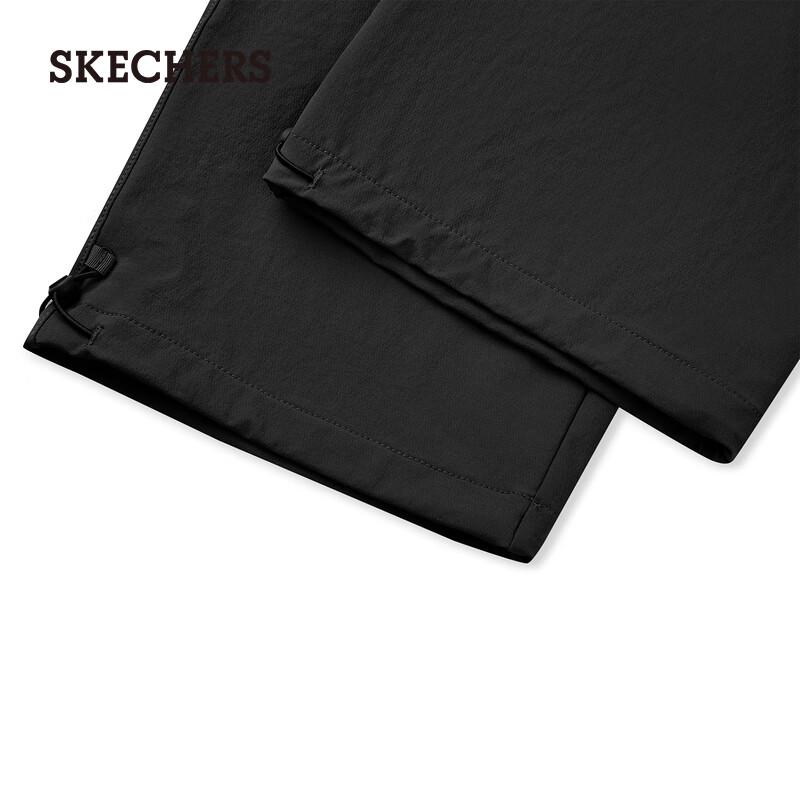 Skechers Męskie Casualowe Spodnie Sportowe o Prostym Kroju