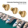 3pcs Carburetor Float Bowl Drain Screw With O Ring 6H3-14992-00 For 2T 40 50 60 75 To 90 Horsepower Outboard Engine