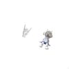 Rock Hand Gesture Astronaut Statue Sign Crafts Creative Sculpture Finger Figurine for Apartment