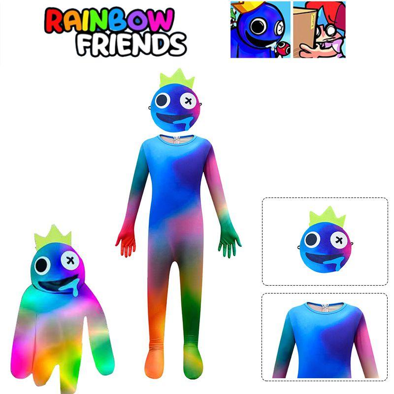 Friends Rainbow Roblox Cosplay Costume Kids Jumpsuit Halloween Fancy Dress Party