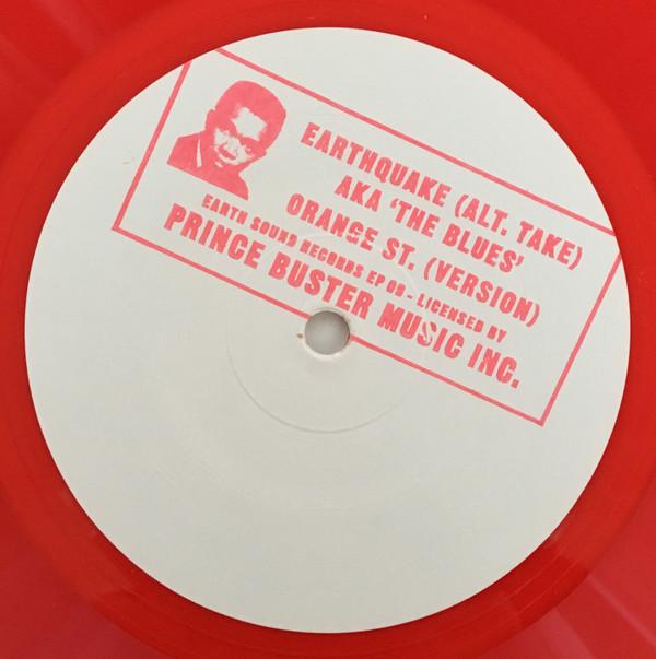 

10inch Record PRINCE BUSTER Earthquake Alt. Take Aka the Blu ES09 EARTH SOUND 2017 France Reggae Ska Dub Used