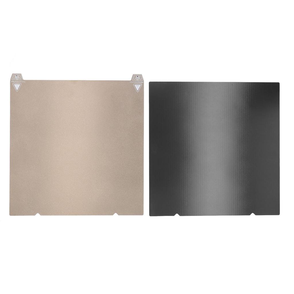 3D Printer Bed Plate 310x315mm PEI Textured and PEO Sleek Spring Steel Flexible  for Ender 3