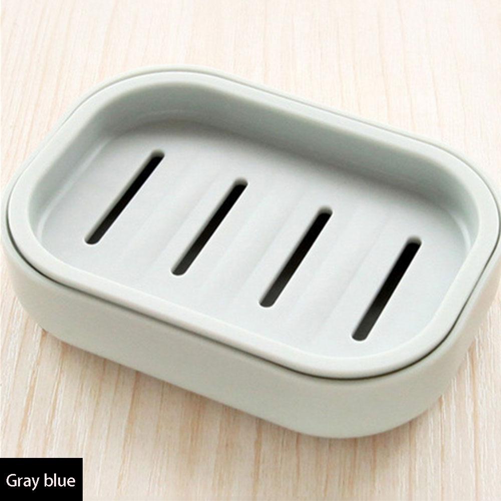 

1 шт. Двухслойная квадратная мыльница с крышкой, портативная, для ванной, душа, дорожная, для походов, держатель, принадлежности для ванной