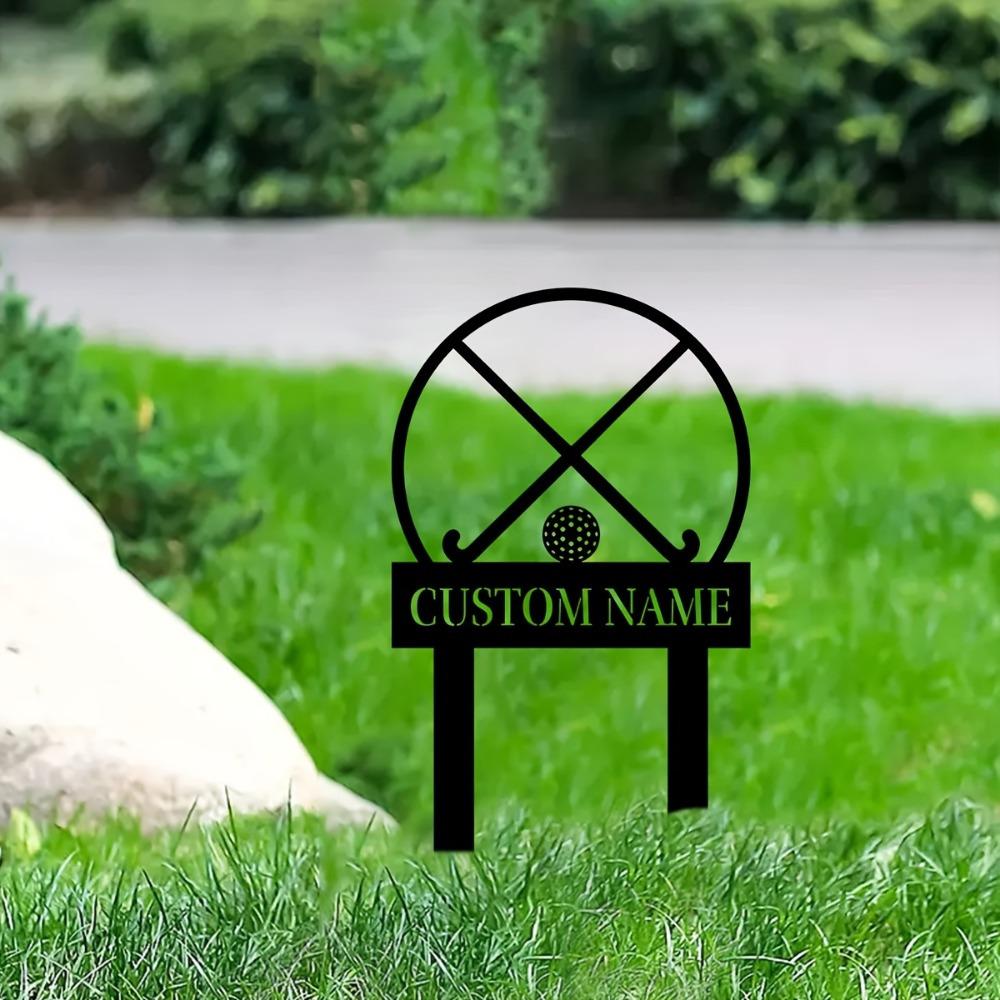 Custom Metal Sign Garden Decor Personalized Lawn Marker Outdoor Art Gift