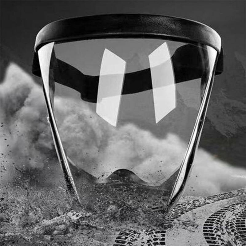 Anti-fog Anti Splash Full Face Protection Anti Droplet Mask Head Wear Glasses Space Spherical Goggles Full Face Protective Glass
