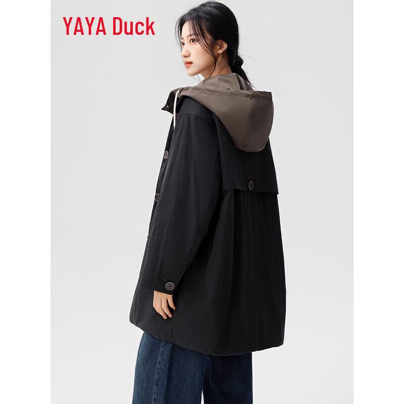 YAYA 2025 New Reversible Women's Long Down Jacket