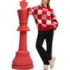 Fila Original Checkered Fashion Warm Pullover Knit Sweater Unisex Sweater Water-Red F51M519402FRD