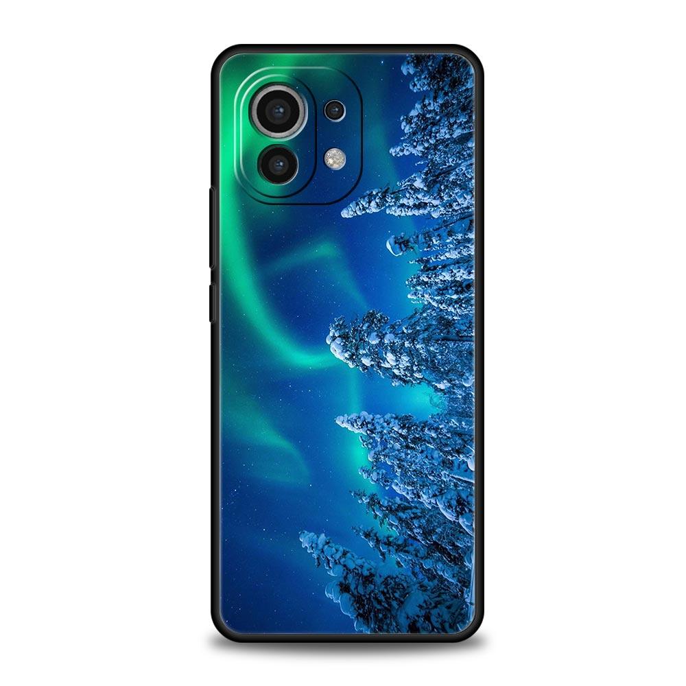 Winter Natur Schnee Reise Kunst Fall Für Xiaomi Poco X4 X3 NFC F3 F4 M3 M4 Mi Hinweis 12T 10 12 11 Ultra 11T Pro 10T Lite 9T 5G Abdeckung