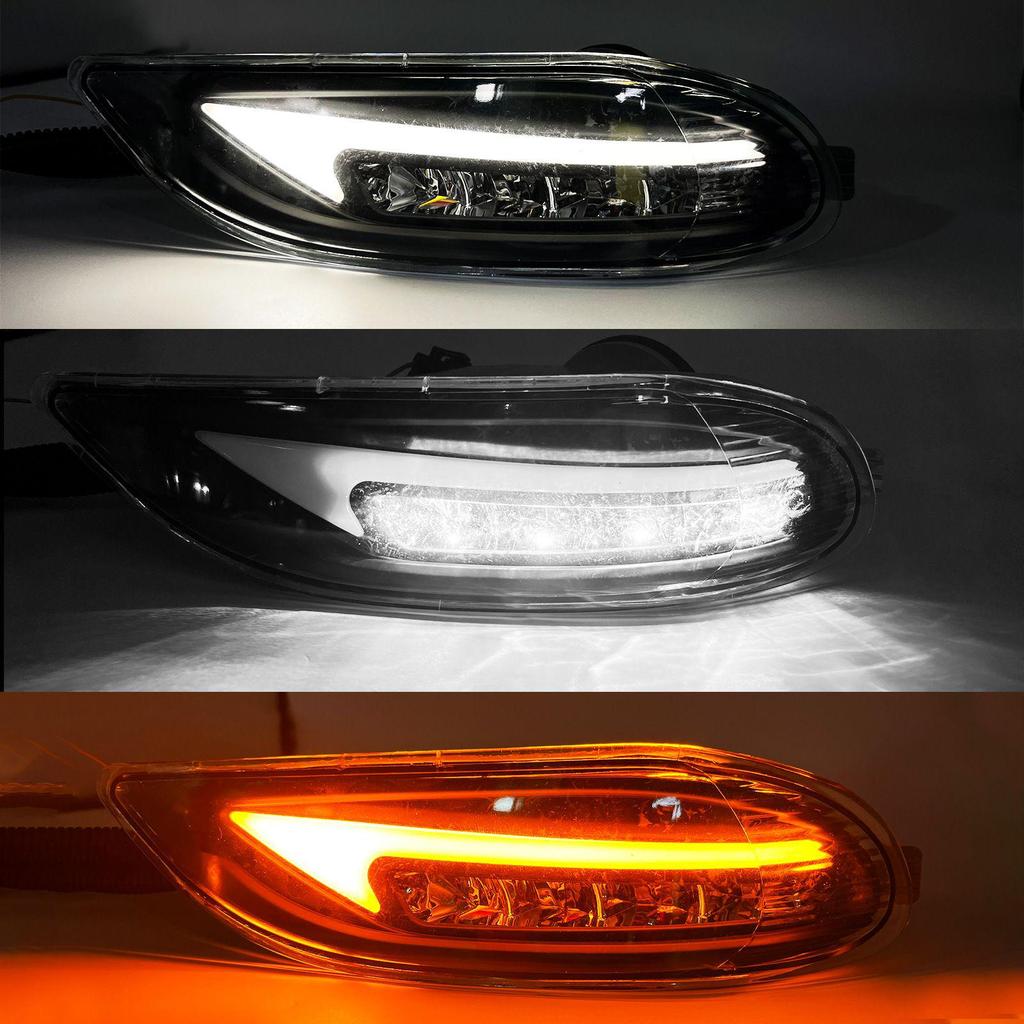 Yellow LED Fog & Daytime Running Lights for 2005-2009 Toyota Corolla - Fog Light Assembly