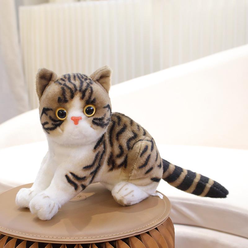 Siamese Cat Plush Toy: Early Education Comfort Gift for Children, Home Decor Ornament