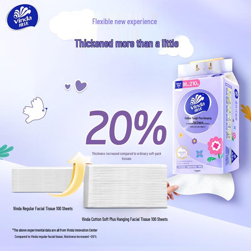 Vinda Cotton Soft Plus Hanging Tissues