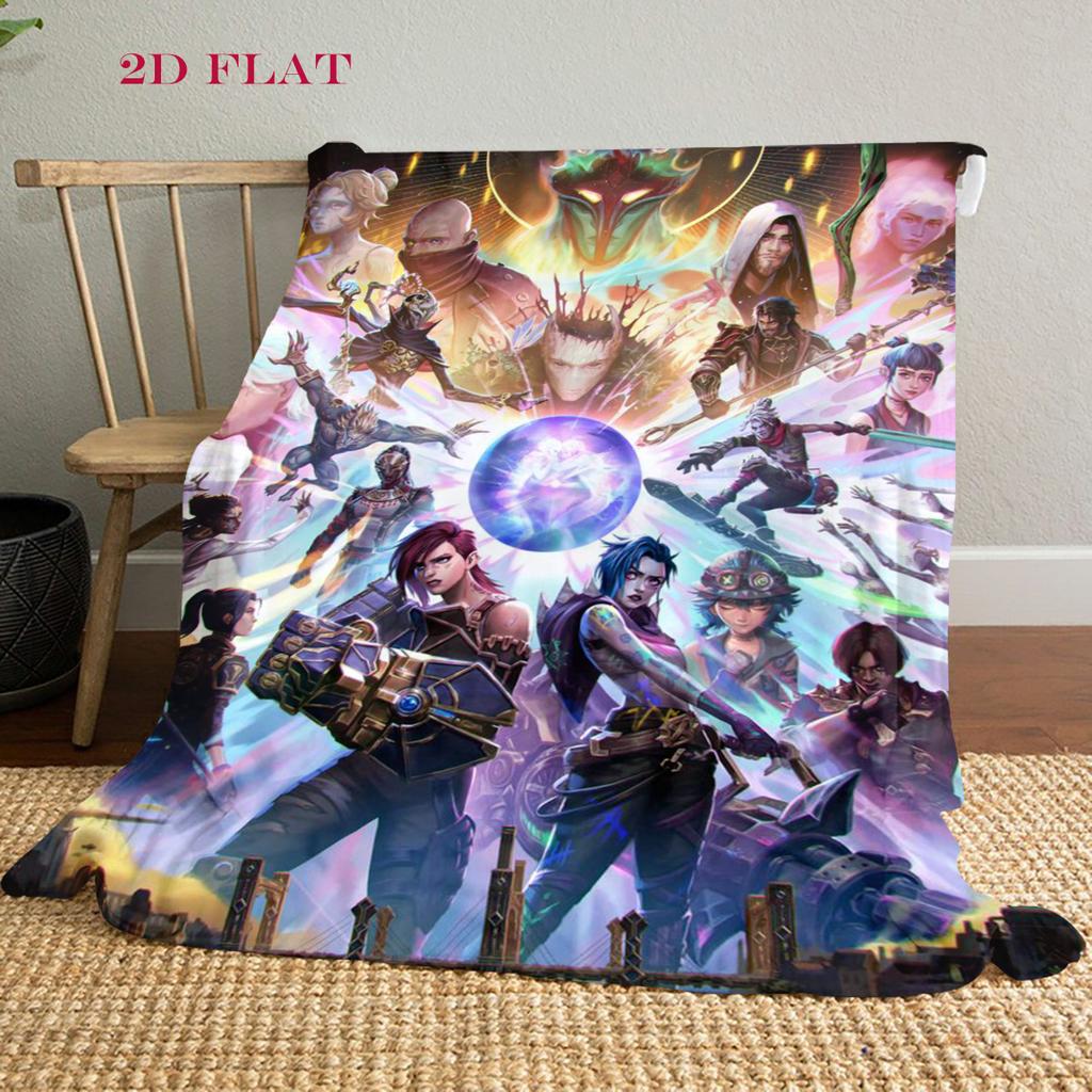 Fantasy Warriors Unite blanket Camping trip blanket Office rest blanket bedroom Digital printing