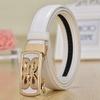 Golden World Wholesale Women's Belt Genuine Leather Cowhide Automatic Buckle Belt Business Casual Pants Belt