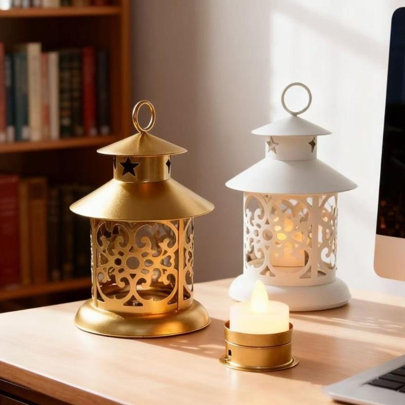Decorative Iron Birdcage Lanterns Tealight Candle Stand With Hollowout Motifs For Outdoor Indoor Ambiances Lighting