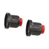 Outdoor Patio Gas Heater Pulse Ignition Switch Set 2pcs with Red Cap and Spring
