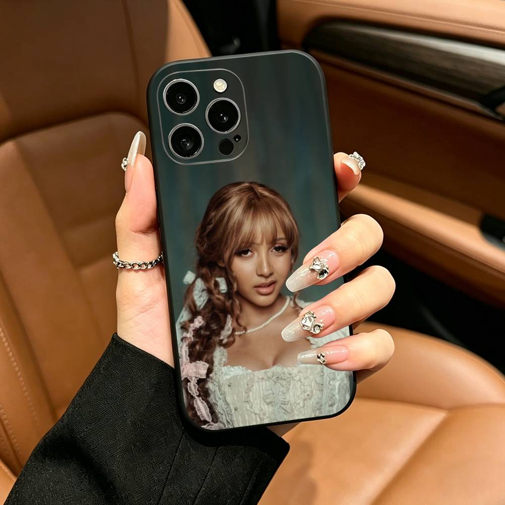 Street Mix PinkPantheress Phone Case For iPhone 12 13 14 15 16 17 Pro Max, Lightweight and practical Soft Black Cover