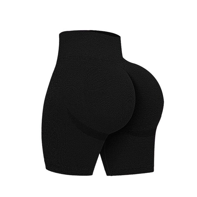 

Fashion Yoga Pants AB Yarn Shorts High Waist Running Cycling Pants Yoga Shorts Exercise Workout Pants Women s Butt-Lift Underwear Black XL (140 and Above)