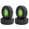 Car Tires with Wheel Rims Replacement for 1/10 Traxxas TRX4  Axial SCX10 90046 90047 CC10 RC Car