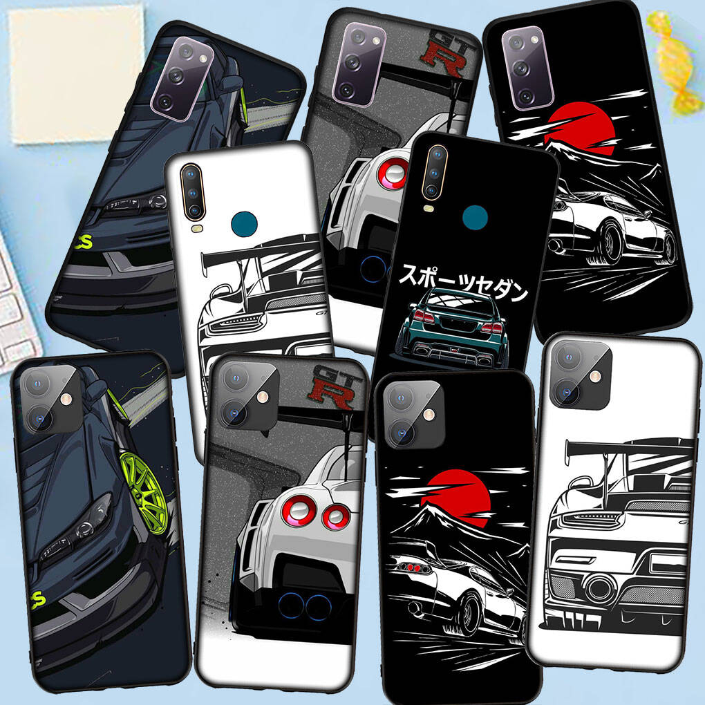 Phone Case for Samsung Galaxy S25 S23 S22 S24 Ultra FE A05 A06 A15 A16 A36 A37 A35 A54 A55 A56 A57 A25 A26 A53 A17 Supercar Anime Super Car Cool Cover