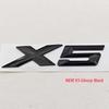NEW 3D ABS Car Styling Logo X3 X5 Rear Trunk Badge Sticker Emblem Decals For BMW X3 X5 Auto Tail Accessories Ue2