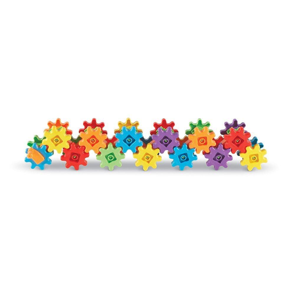 Learning Resources Colorful Gear Blocks Starter Set, 60 Pieces, Toy Gears, LER9148 (Authentic Product)