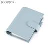 Portable Crocodile Pattern Leather Notebook with Card & Cash Slots