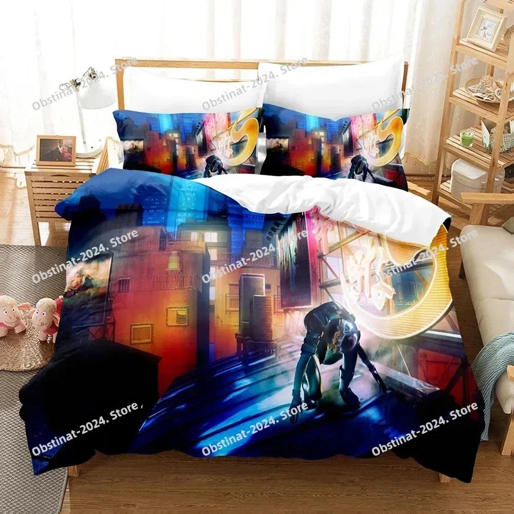 Anime Ghost in the Shell Bedding Set Printed Bed Set With Pillowcase Bed Duvet Cover Soft Single Double Queen Super King Size