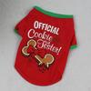 Comfort Dog Christmas Clothes Year Apparel, Autumn Printed Costume - 5 Sizes Optional