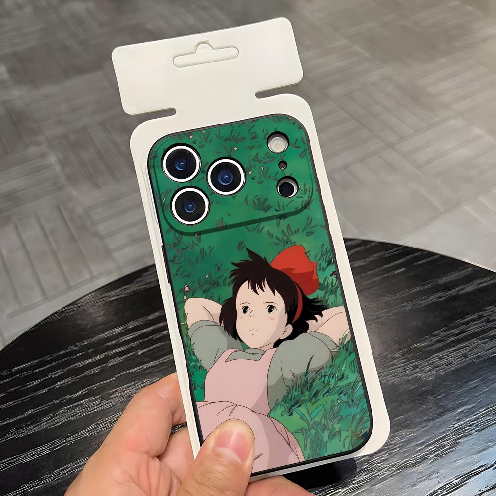 

K-Kiki s D-Delivery Service A-Anime Phone Case For IPhone 17 Air 16 E Pro Max 15 14 13 Mini 12 Pro 11 Max Plus Black Soft Shell iPhone 13ProMax