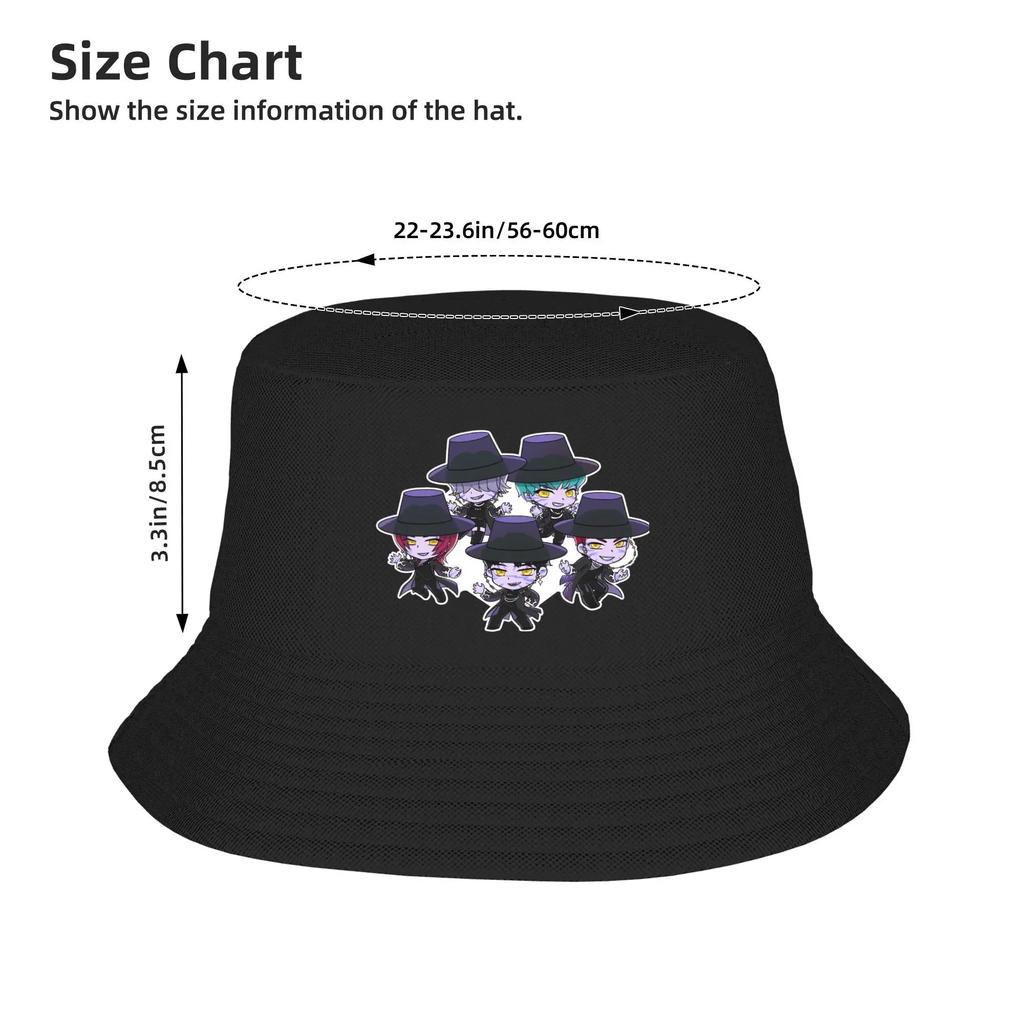 Saja Boys Bucket Hat For Couple Your Idol FisherUnisex Hats Casual Travel Hiking Caps Personality Hip Hop Design Sun