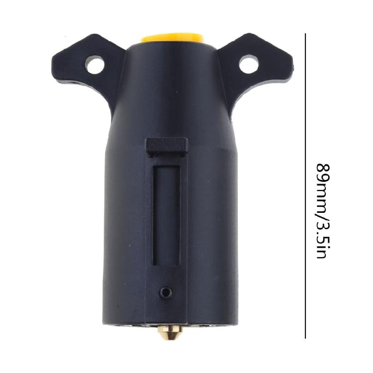 Waterproof 7 Pin Plug Trailer Caravan Electric Adapter Socket Connector