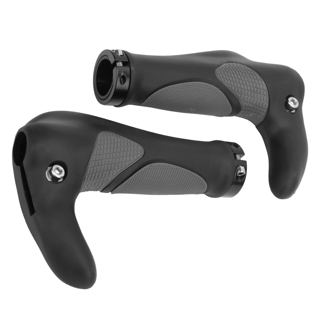 1 Pair Mountain Bike Handlebar Cover Nonslip Handle Grip Bar Rubber Horn Bicycle Grips