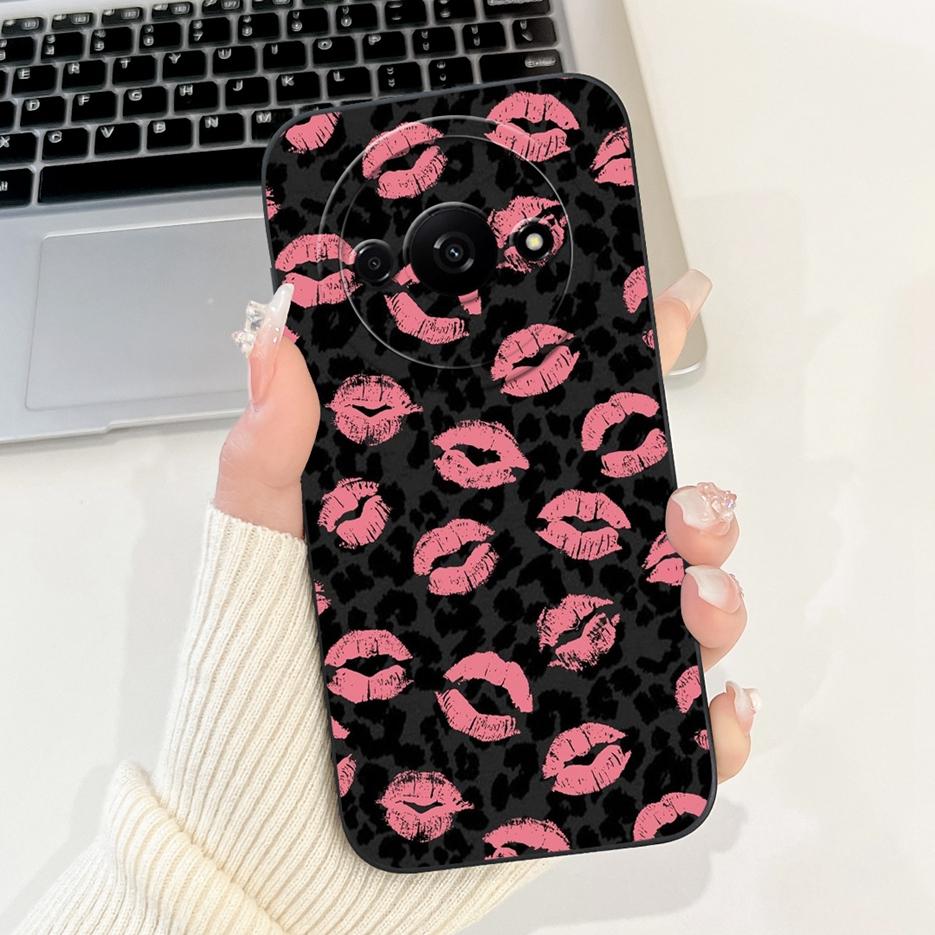 For Xiaomi Redmi A3 Case PocoC61 Cute Funny Cartoon Cover Shockproof Phone Case For Xiaomi Poco C61 C 61 RedmiA3 Soft TPU Fundas