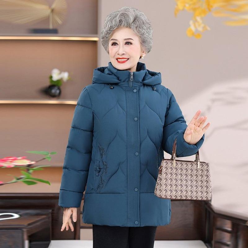 Winter cotton-padded clothes, hooded cotton-padded clothes, women's warm jacket, age 0 cotton-padded jacket