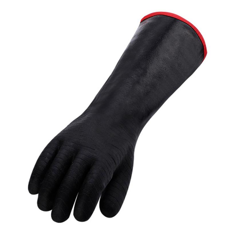 Dicke Grillhandschuhe Grillofen Kochen BBQ Handschuhe Ölbeständig 14 Zoll