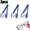 10pcs Fun Creative Multifunctional Glasses Cleaning Rub Eyeglass Sunglasses Spectacles Microfiber Cleaning Brushes Wiping Tools