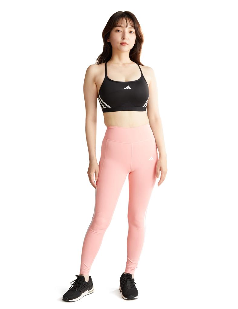 Adidas Sports Bra Aeroreact Training Light Support Three Stripes Bra IKV31 AB Women's Black/White (IQ3354) J/S