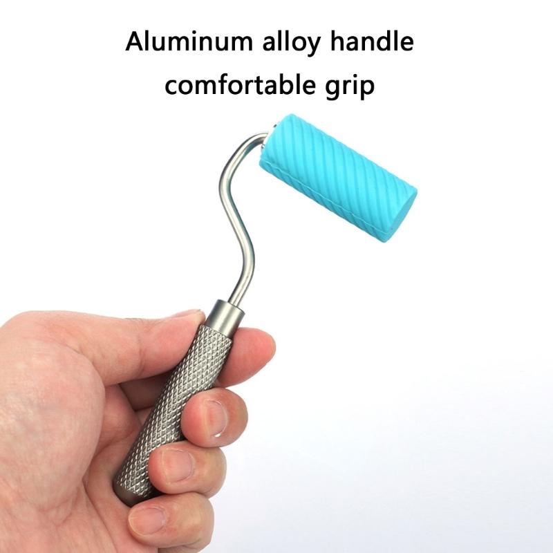 Professional Adhesive Spreading Roller With Reusable Tray Nonstick Surfaces Easy To Clean Brush For Model Building Tasks