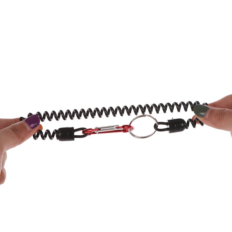 1 Pieza Cordones de Pesca Portátiles Cuerda Navegación Camping Mosquetón Agarre de Bloqueo Seguro