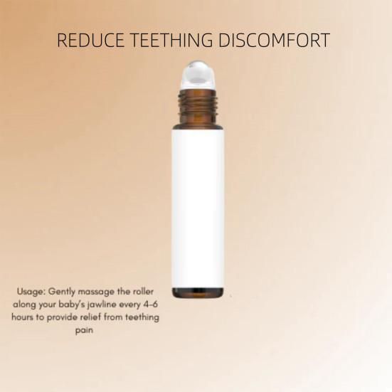 36925 Pcs Baby Teething Oil Roller for Cheeks And Jawline Use Teething Roller Natural Teeth Pain Relief Roller Teething