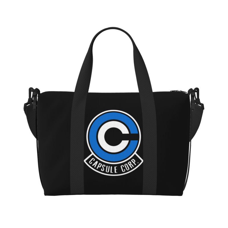 Dragon Capsule Ball Corp Print Travel Duffel Bags Waterproof Foldable Overnight Bag with Shoulder Strap Sport Gym Yoga Bag