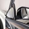 For BMW X3 G01 2018- Soft Carbon Fiber Car Front Door A-pillar Speaker Frame Cover Trim Sticker Interior Car Accessories