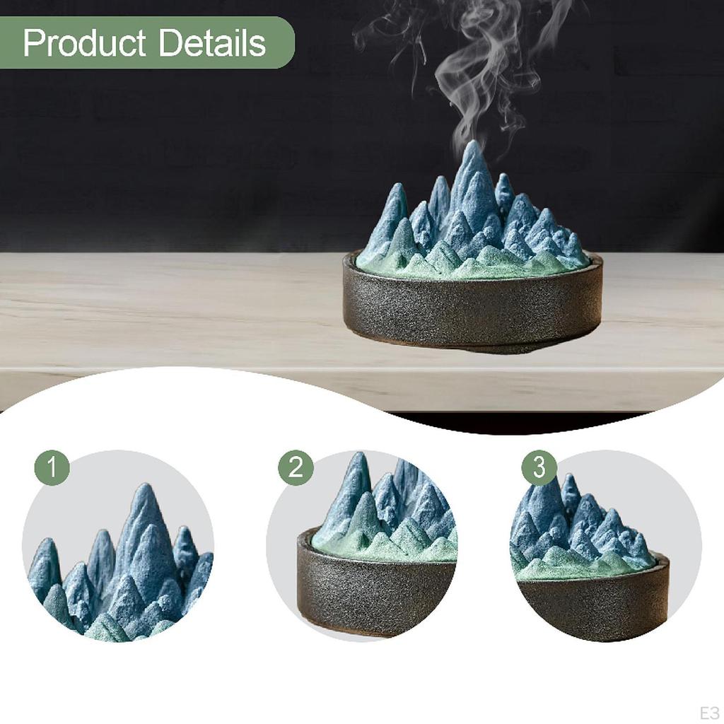 Berg Incense Burner with Lid for Fragrance Coils, Holder Bedroom And Office